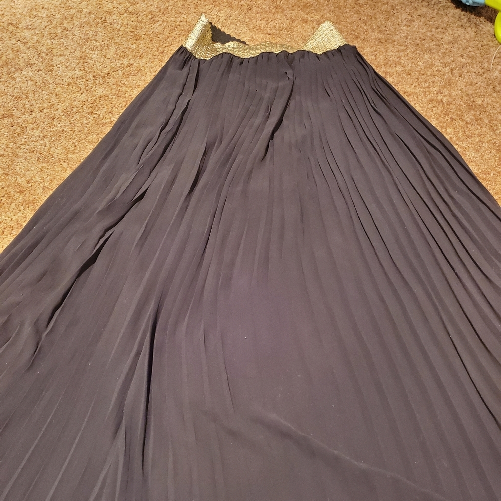 Black maxi skirt